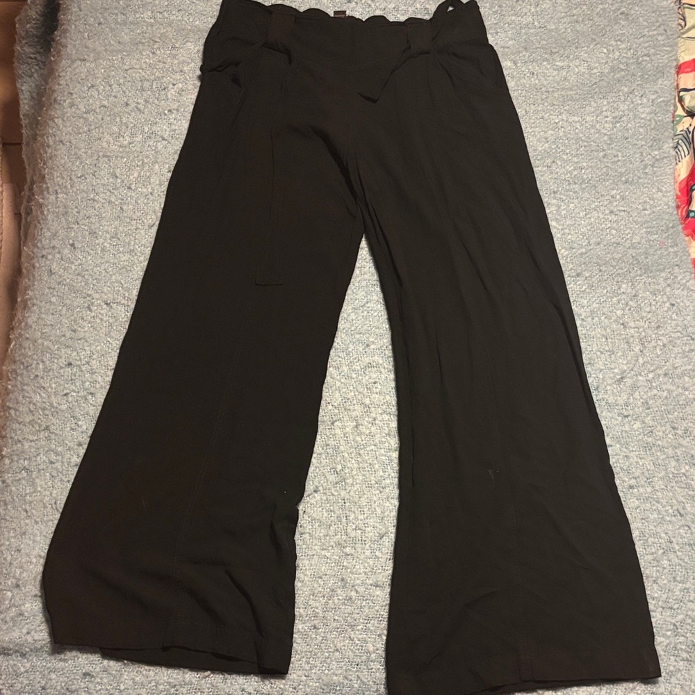 Elegant Black Wide Leg Pants